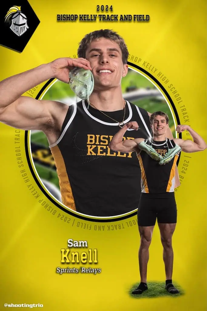 High school high jumper athlete portrait professional sports photography