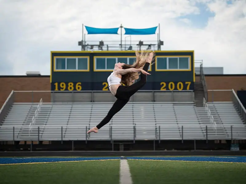 Contemporary dance portrait